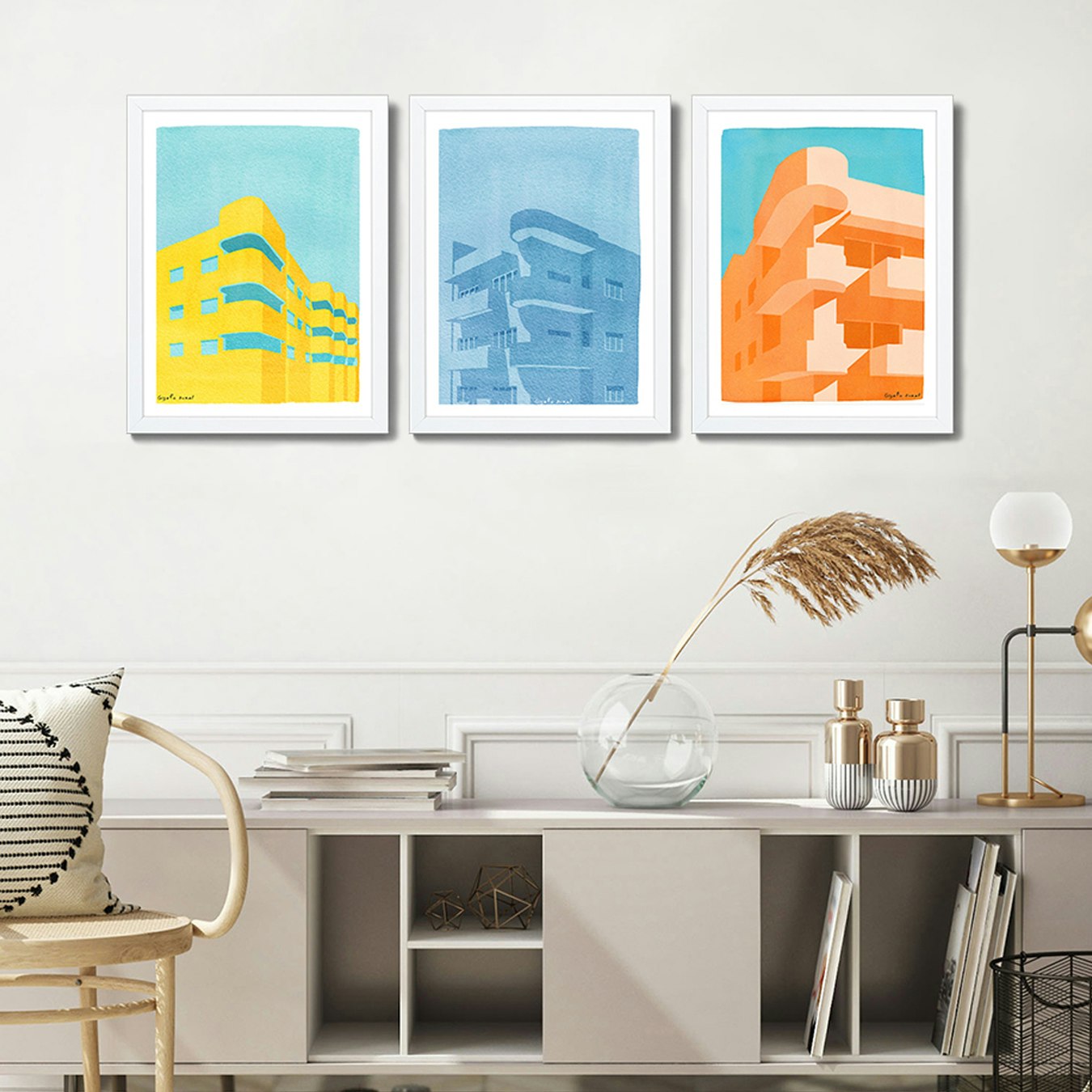 Bauhaus Gallery Wall By Giselle Dekel by Fy! Gallery Walls