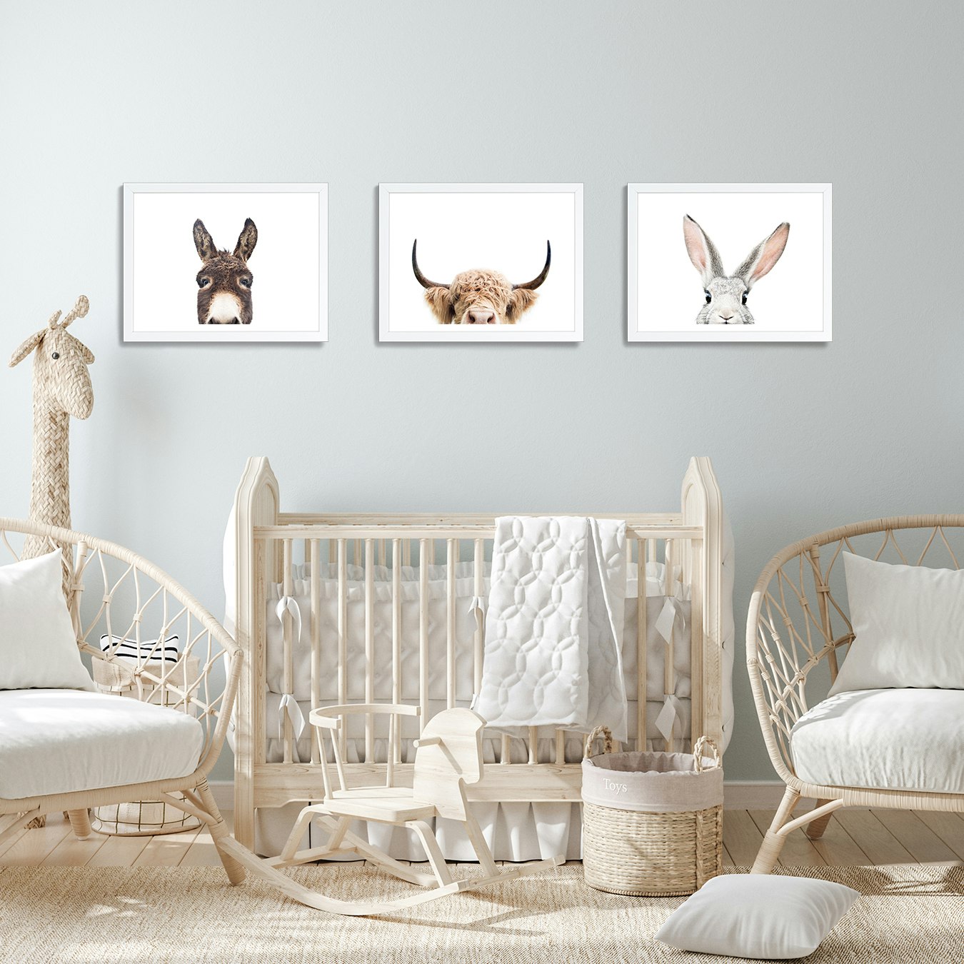 Peeking Animals by Sisi & Seb by Fy! Gallery Walls