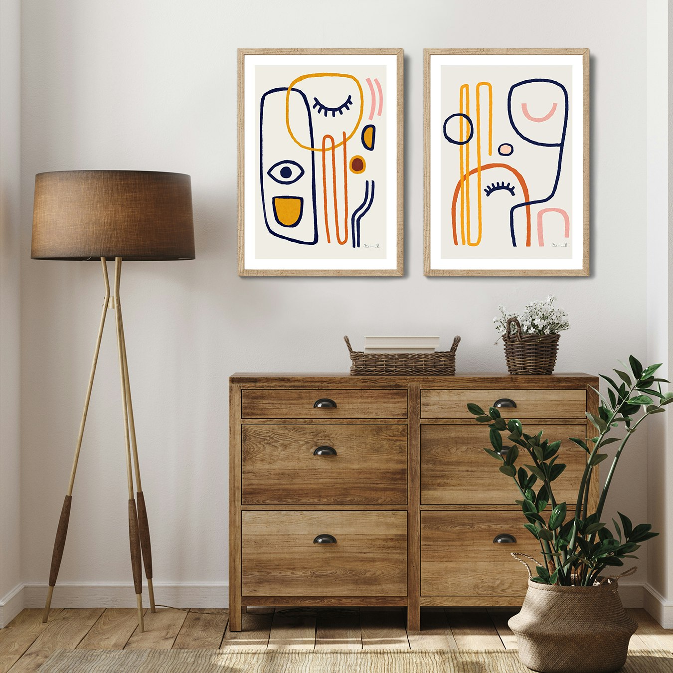 Feel Good Art Set by Dan Hobday by Fy! Gallery Walls
