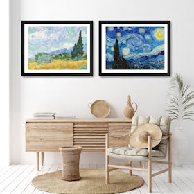 Vincent Van Gogh Day & Night Gallery Wall