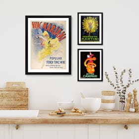 Cocktail Posters Gallery Wall