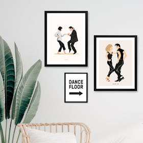 Dancing Art Set Gallery Wall