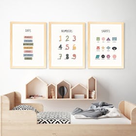 Nursery Art Set Gallery Wall