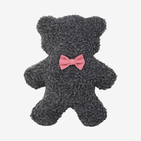 Polkadot Lavender Bedtime Bear - Charcoal / Pink