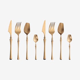 Aespa Flatware - Matte Gold - Set of 8