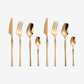 Aespa Flatware - Shiny Gold - Set of 8