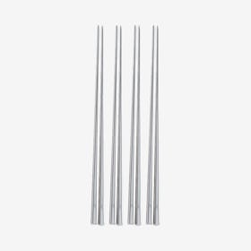 Matte Chopsticks - Silver - Set of 4
