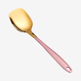 Halden Serving Spoon - Pink / Gold