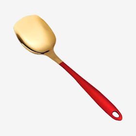 Halden Serving Spoon - Red / Gold