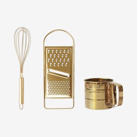 Trosa Baking Set - Gold - Set of 3