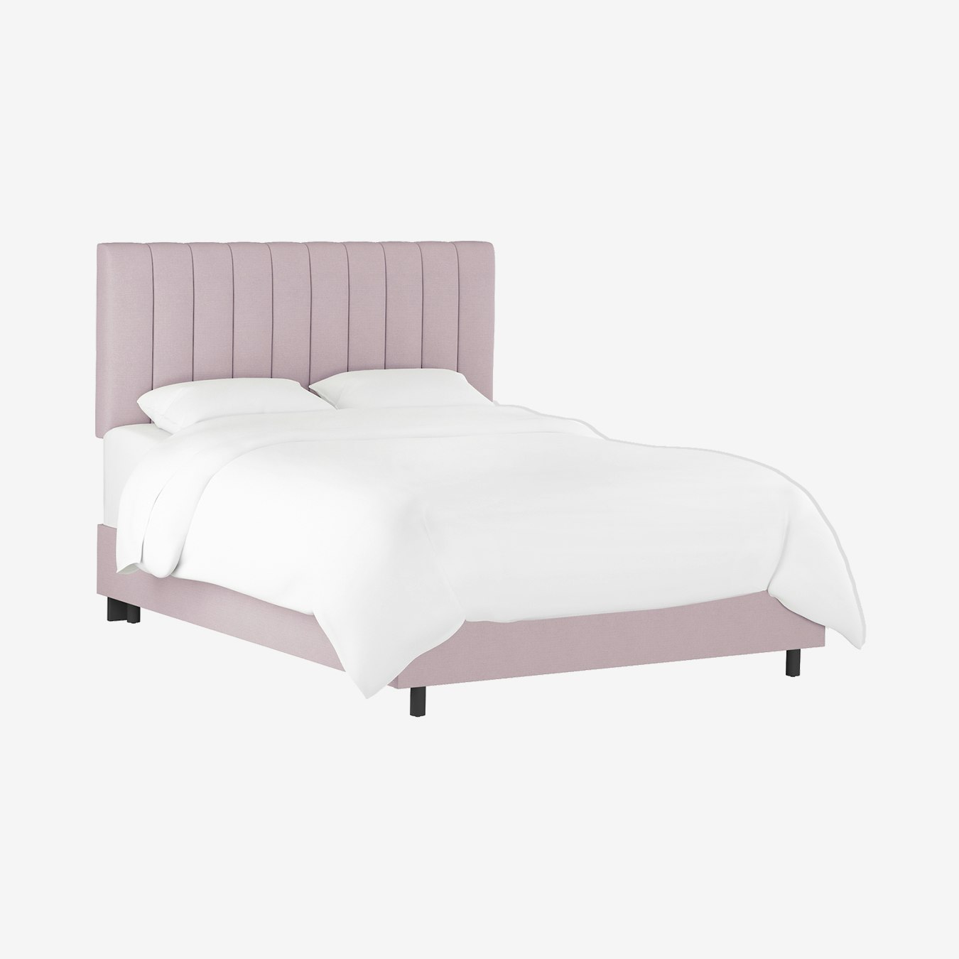 Scarlet Wingback Platform Bed Linen - Skyline Furniture : Target
