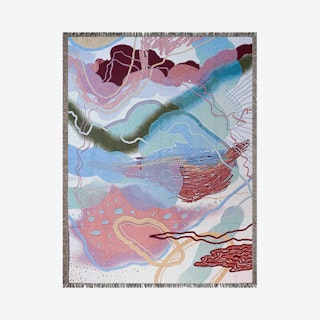 Taro Snow Throw Blanket - Multicolored