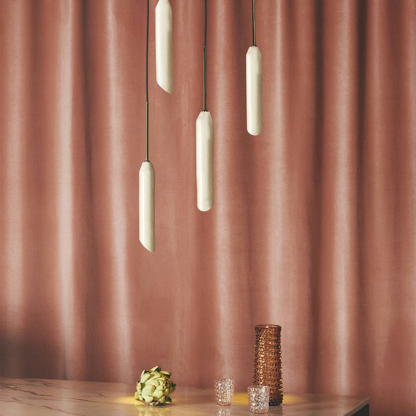 Marble Art Pendant Light - Sand by Design By Us