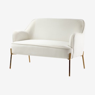 Aida Loveseat - Ivory