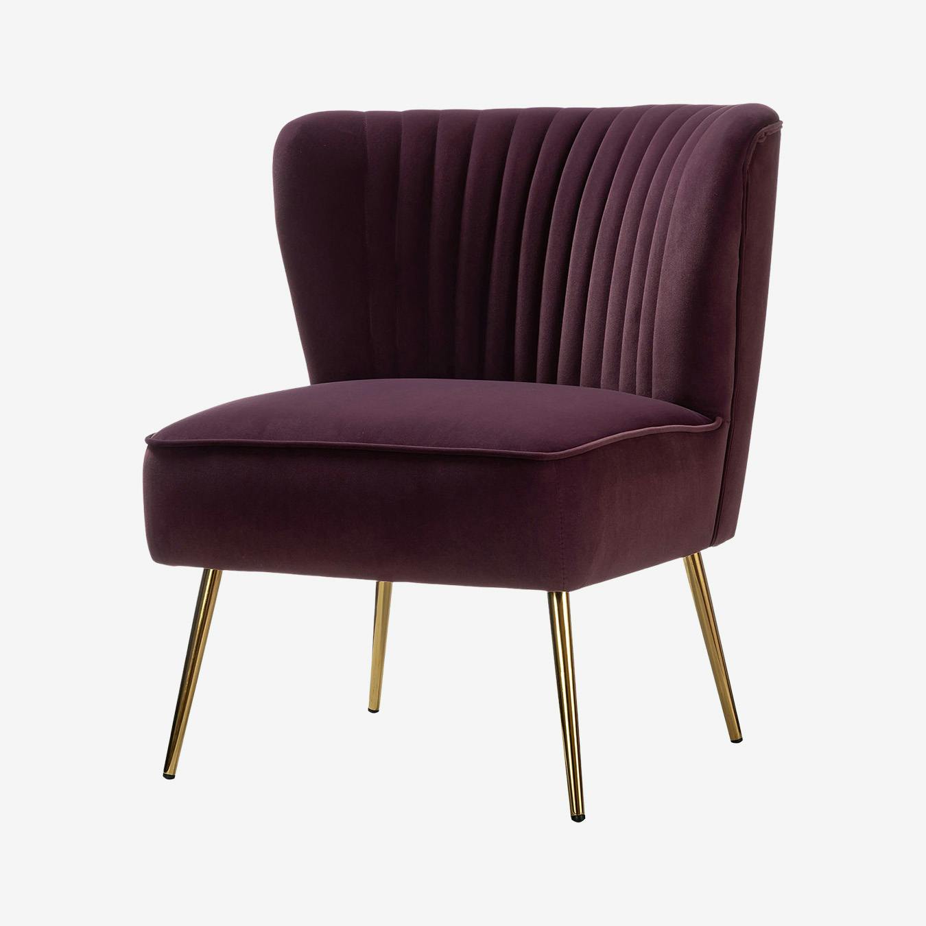 purple side chair