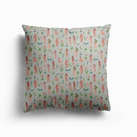 Greenery Canvas Cushion