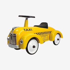 Ride-On Taxi Racer - Yellow