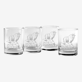 On the Rocks' Glass - Set of 4