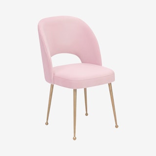 Swell Chair - Blush - Velvet