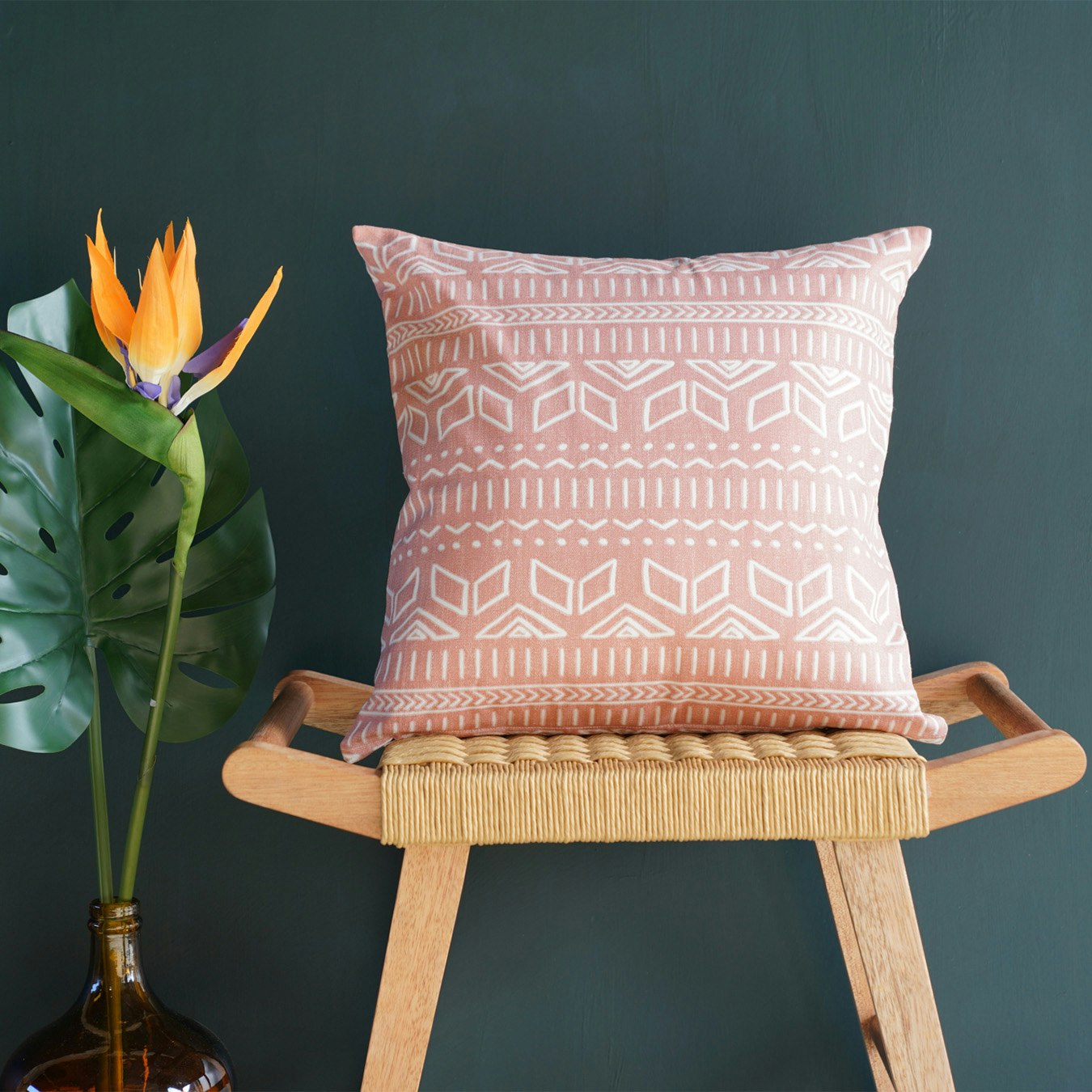 Iman Cushion - Pink by Tikauo
