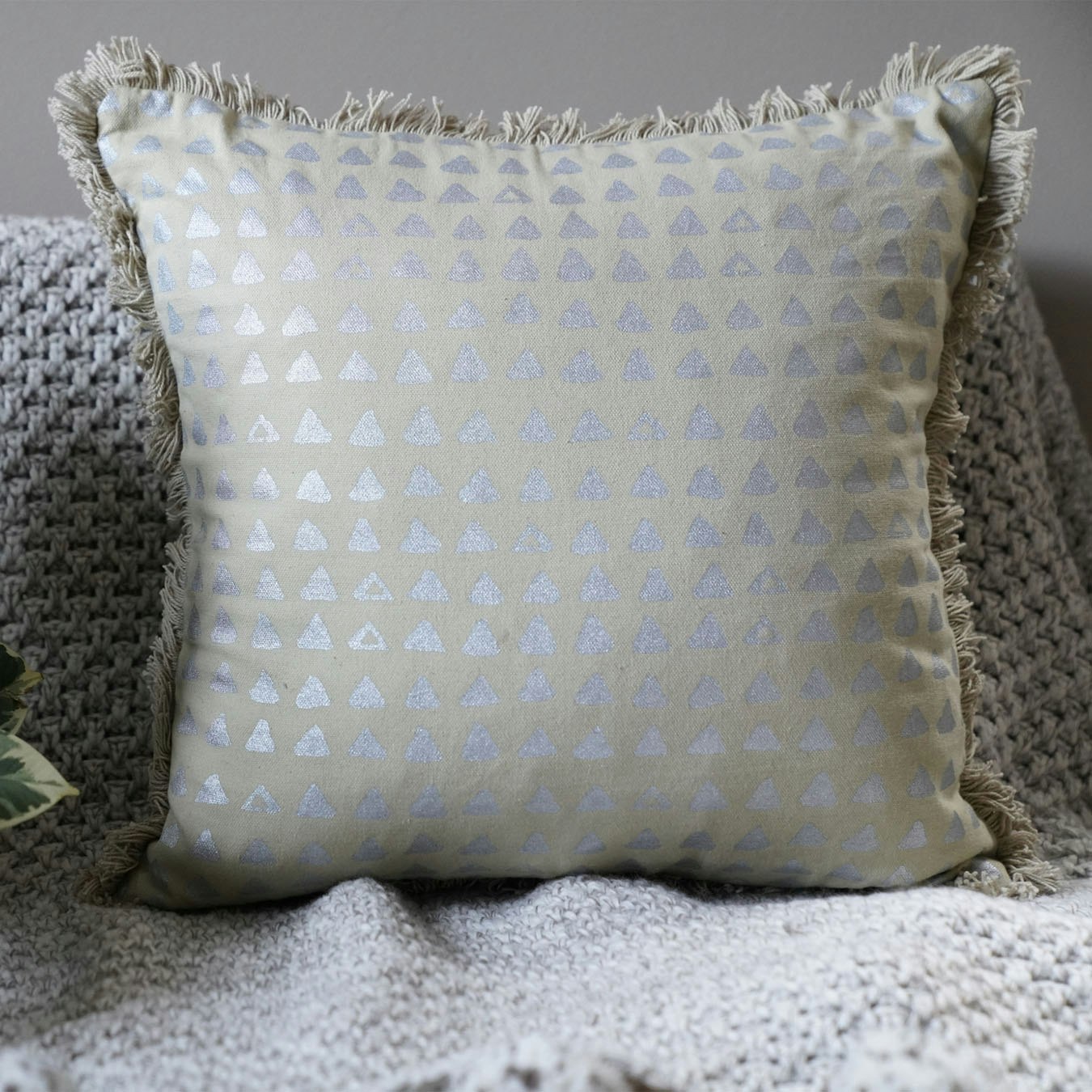 Mirage Triangle Cushion by Tikauo