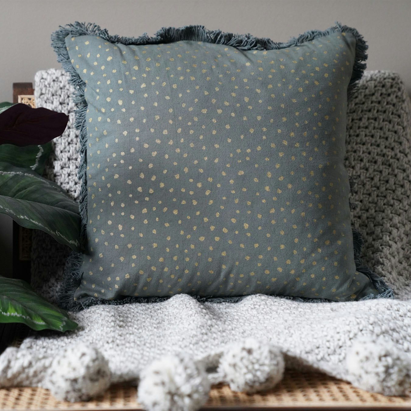 Mirage Dot Cushion by Tikauo