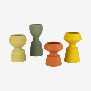 Vases - Clay - Set of 4