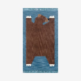 Atticus Teddy Area Rug - Navy