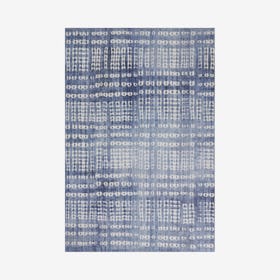 Bolt Cloud Area Rug - Blue