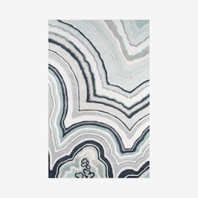 Delmar Agate Area Rug - Blue / Gray