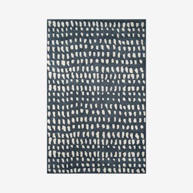 Delmar Boho Dots Area Rug - Blue