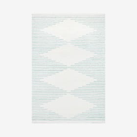 Ferris Oli Area Rug - Aqua