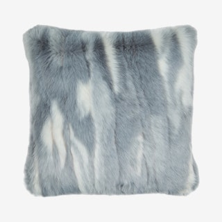 Kittila Square Pillow Cover - White / Grey