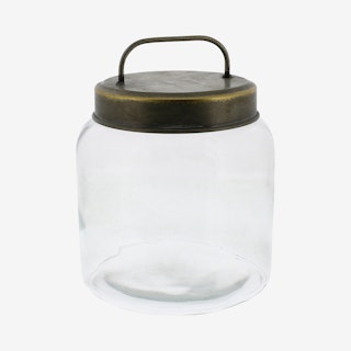 Archer Canister with Lid - Metal