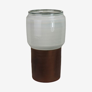 Alta Footed Vase - Ceramic