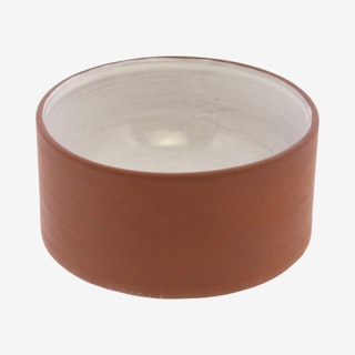 Corbet Bowl - Red Clay / White Glaze