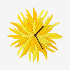 Haystack Clock - Yellow