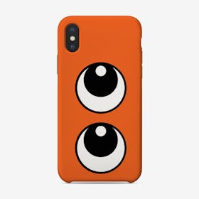 Making Eyes Orange Phone Case