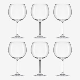 Gala 46 - Burgundy Wine Glasses - Crystal - Set of 6