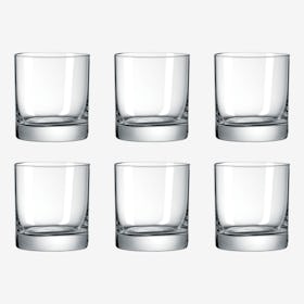 Classic Whiskey Glasses - Crystal - Set of 6