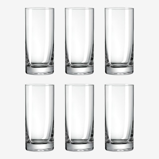 Classic Mix Drink Glasses - Crystal - Set of 6