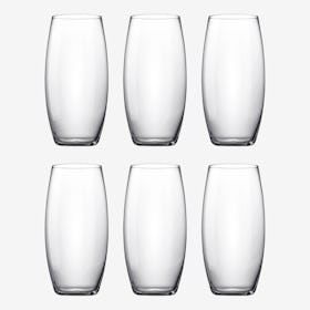 Nectar Long Drink Glasses - Crystal - Set of 6