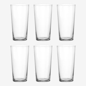 Elixir Long Drink Glasses - Crystal - Set of 6