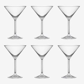 Martini Mini Glasses - Crystal - Set of 6