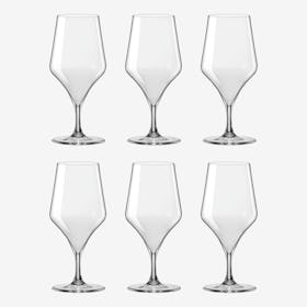 Aram Water Glasses - Crystal - Set of 6