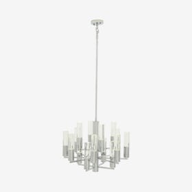 14-Light Cylinder Chandelier