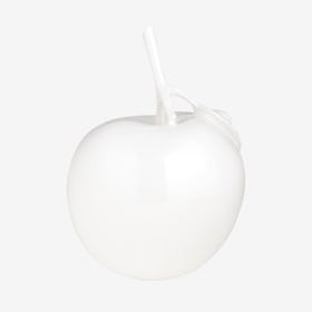 Apple Sculpture - White