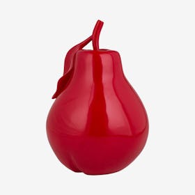 Pear Sculpture - Red