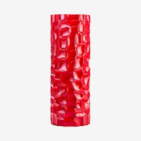 Textured Vase - Red