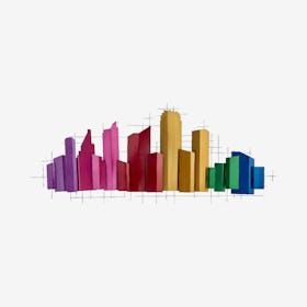 Cityscape Wall Art - Colorful